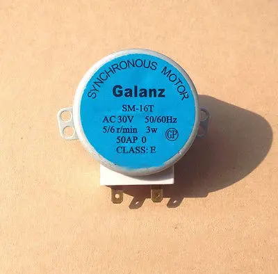 

1Pcs Round Synchronous Motor 5/6R/MIN AC 30V for Microwave Oven