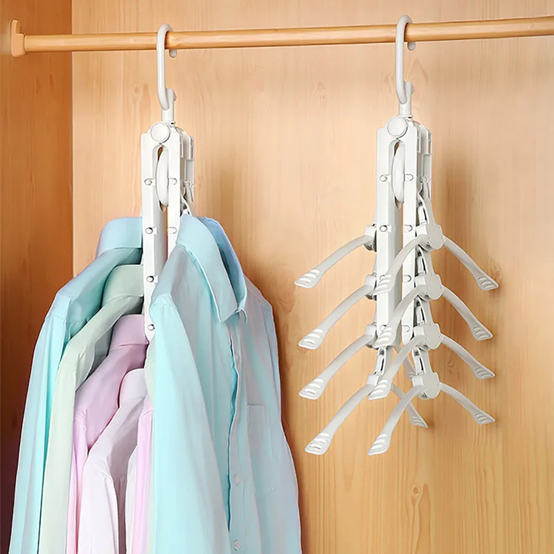 360 градусов крючок вешалка для одежды складная Волшебная 8 отверстий вешалки для специй вешалка для одежды органайзер креативные сушилки