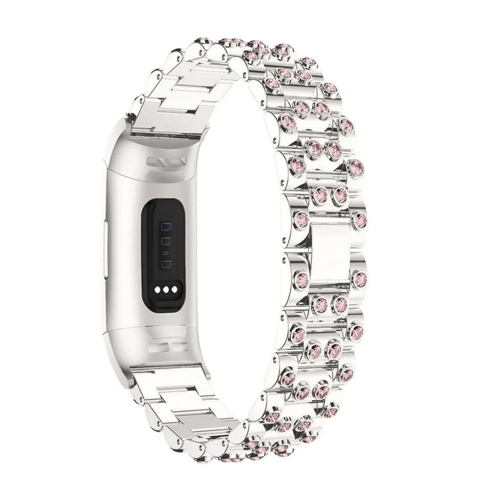 2в1 COMLYO браслет из нержавеющей стали для Fitbit Charge 3 Band Смарт-часы ремешок, Защитная пленка для Fitbit Charge 3 Смарт-часы