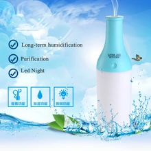Cool Bottle Led Humidifier Home Aroma Air Diffuser Purifier Atomizer essential oil diffuser mist maker fogger