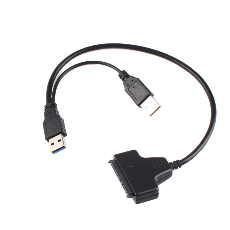 

NEW USB 3.0 to 7+15P SATA 3.0 III HDD SSD Adapter Cable for 2.5 / 3.5" mobile hard disk solid state mechanical read disk #72352