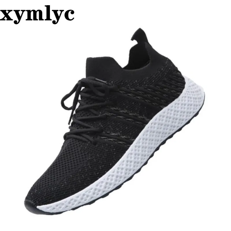 

2019 men's shoes casual sneakers fashion Korean nonslip wear-resistant mesh flat shoes breathable deodorant lightweight sneakers