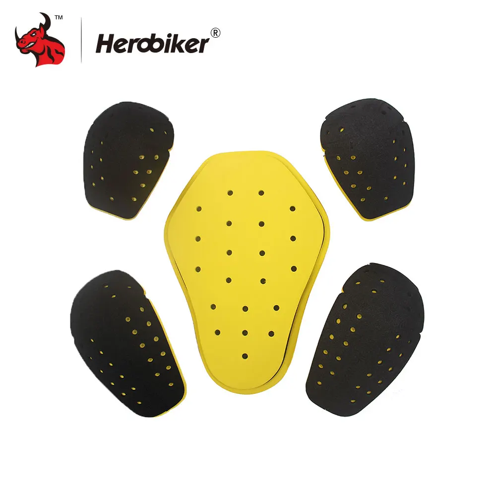 

HEROBIKER Motorcycle Racing Protector EVA Motocross Shoulders Elbows Back Protective Gear Moto Back Protector