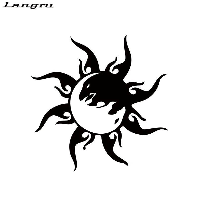 Langru Personlichkeit Symbol Sonne Zeichen Yin Und Yang Auto Vinyl Aufkleber Decals Grafiken Dekorative Jdm Car Vinyl Car Vinyl Stickervinyl Stickers Aliexpress