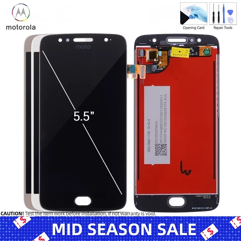 

Original 5.2" 1920x1080 IPS LCD For Motorola Moto G5S Display Touch Screen XT1793 XT1794 XT1792 Digitizer Replacement Parts