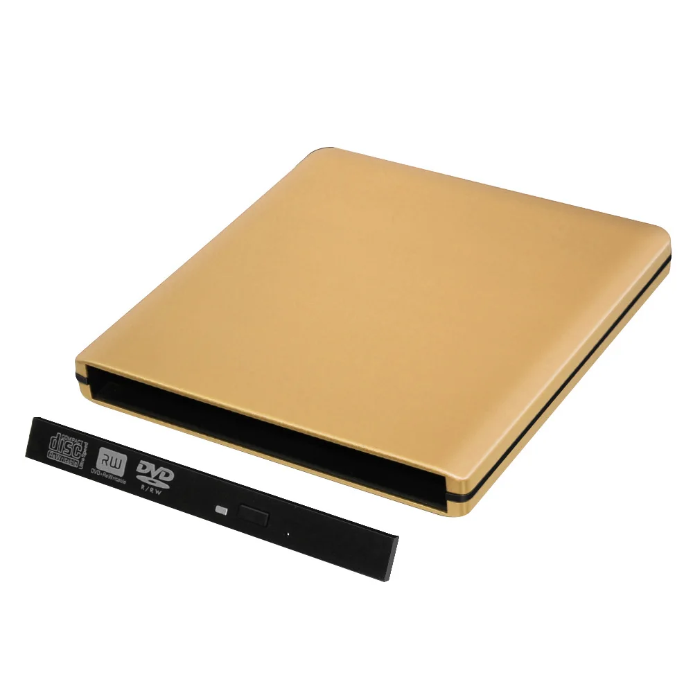  New arrival Colorful USB 3.0 External DVD Rom Case to 12.7mm SATA Enclosure For CD DVD RW Without O