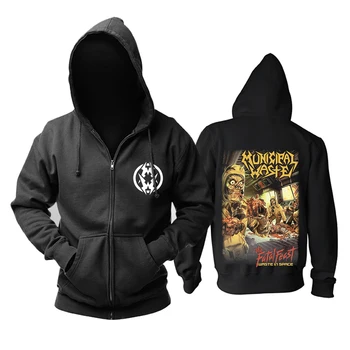 

Bloodhoof Municipal Waste The Fatal Feast new zipper hoodie Asian Size