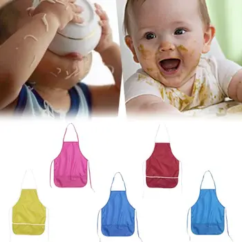 

Waterproof Children's Kids Apron Smock For Painting Drawing Art Kitchen Chefs
