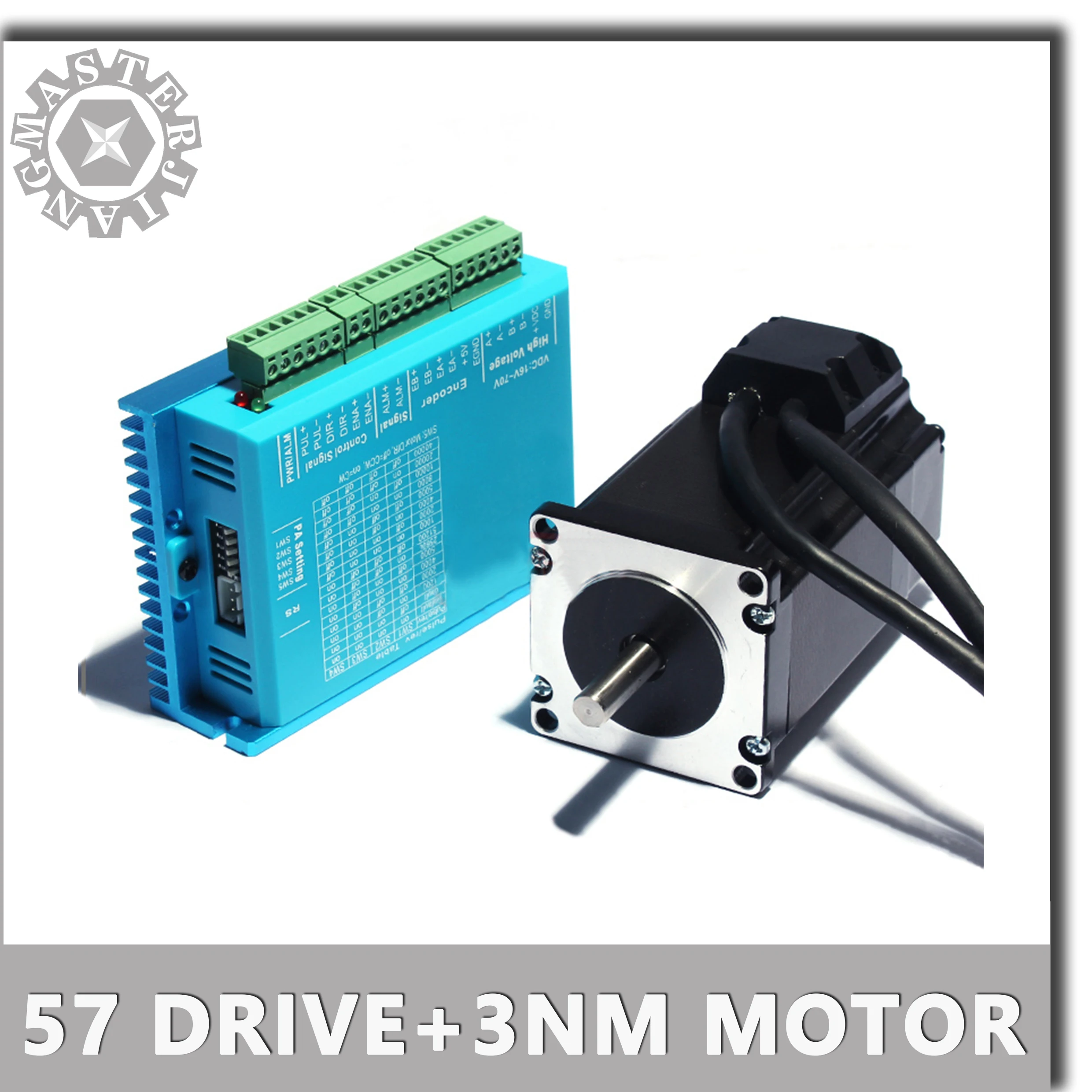 

Nema 23 Stepper Motor Driver 3nm Servo Motor 57HSE3N+HBS57 Closed-loop step motor 3NM 57 Hybrid closed loop 2-phase.
