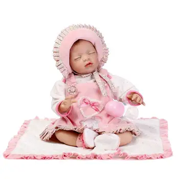 

22" 53CM Silicone Reborn Baby Dolls Realistic Sleeping reborn dolls babies toys for children poupee reborn