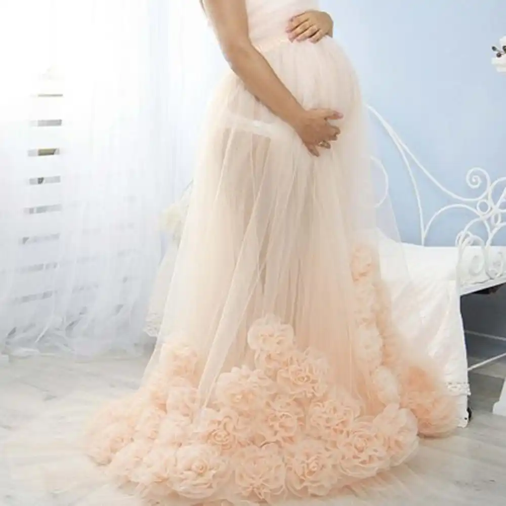 flower tulle skirt