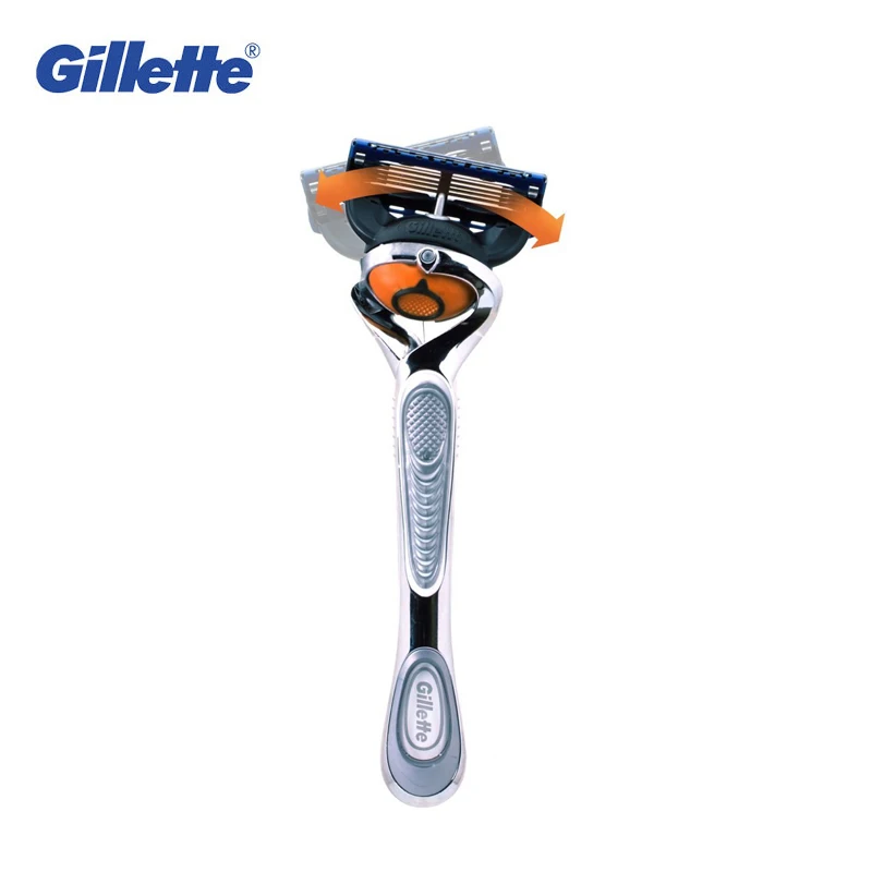 

Genuine Gillette Fusion Proglide Flexball  Silver Shaving Razor  For Men 1 Holder With 1 Blade  Razor Men's Shaver