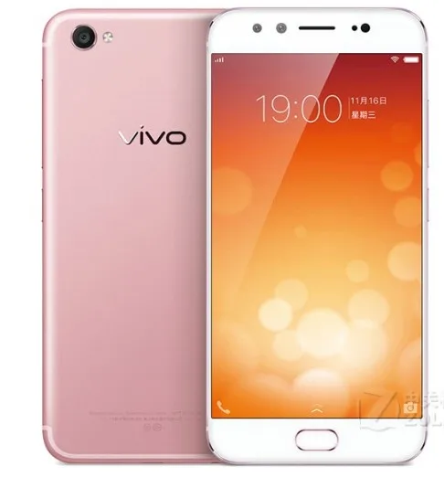 Смартфон Vivo X9 5," 4 Гб 64 Гб ПЗУ 3050 мАч Восьмиядерный Android 8,1 камера отпечаток пальца лицо ID сотовый телефон мобильный телефон - Цвет: Розовый