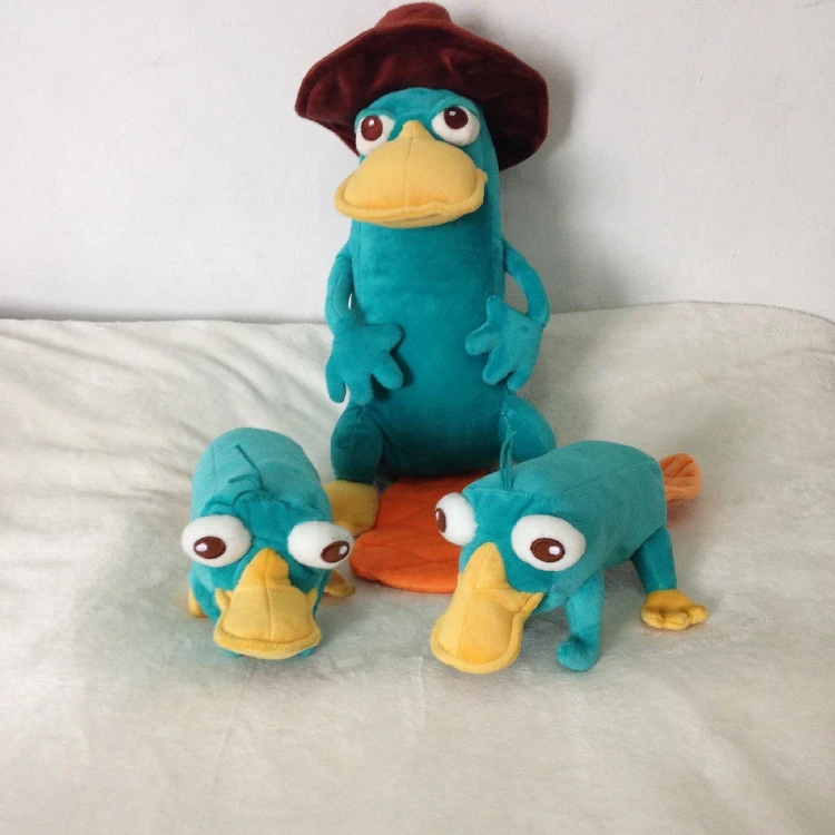 

Phineas and Ferb Perry the Platypus Plush Toy Cute Stuffed Animals Kids Toys for Children Christmas Gifts