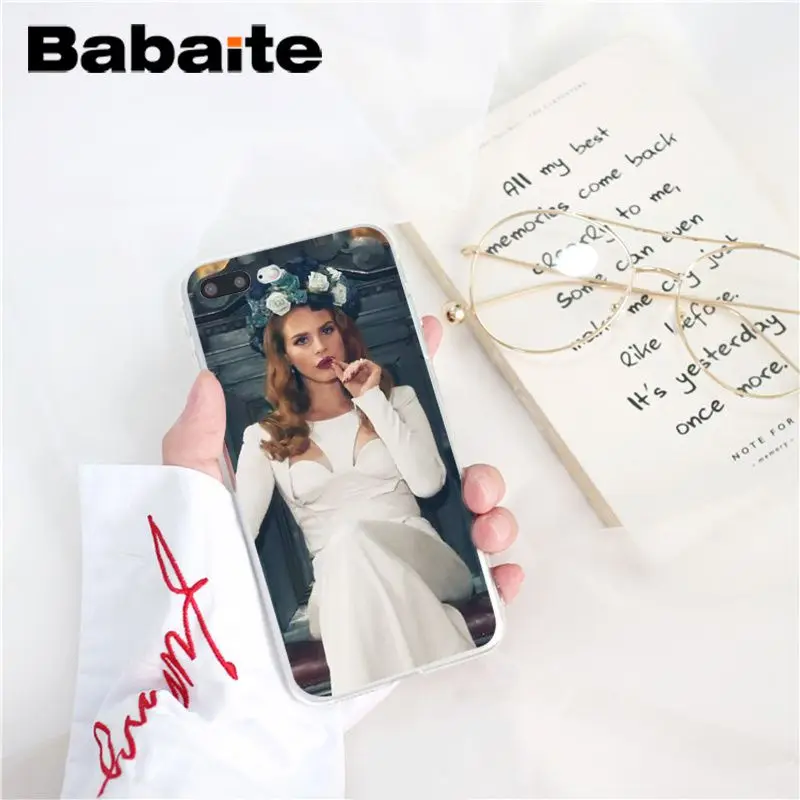 Babaite Lana Del Rey TPU Мягкий силиконовый чехол для телефона iPhone X XS MAX 6 6S 7 7plus 8 8Plus 5 5S XR 10 Чехол - Цвет: A6