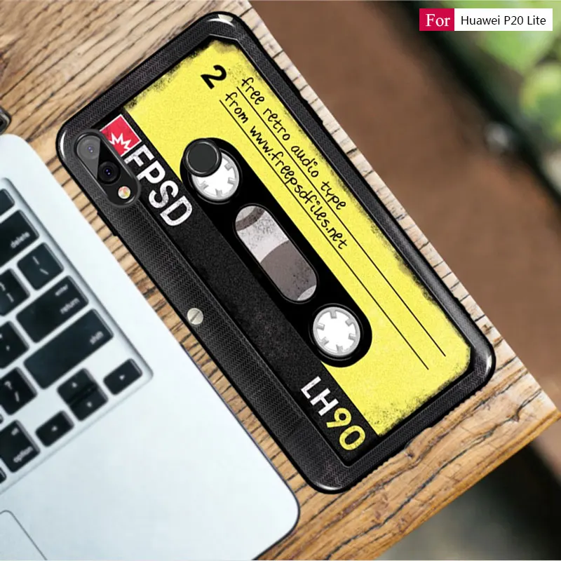 Retro Camera Cassette Tapes soft silicone TPU Phone Case cover For Huawei P30 Pro P20 Lite P10 NOVA 4 P Smart 2019 Honor 9 lite
