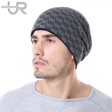 Теплая зимняя шапка унисекс, клетчатая Стильная шапка Skullies Beanies, модные зимние мешковатые шапки для мужчин и женщин, шерстяная меховая вязаная шапка для отдыха
