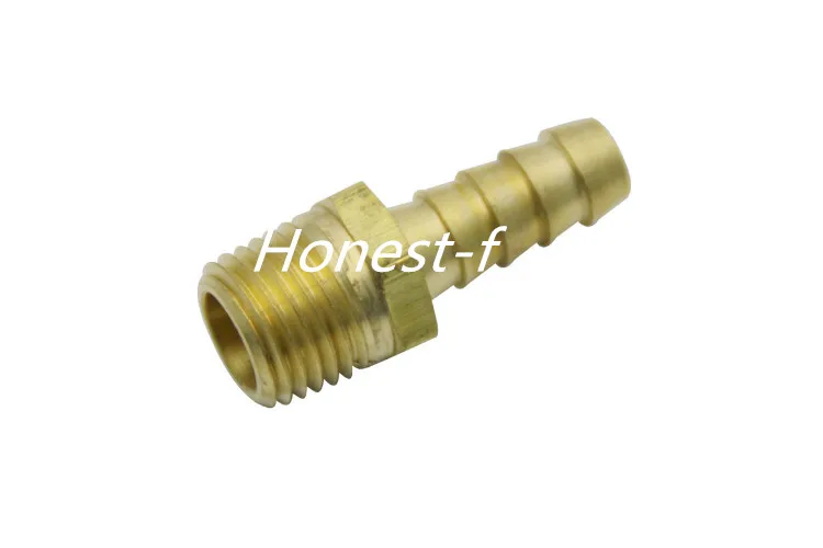 

Brass Barbed Fitting Coupler / Connector 1/4" Male BSPT x 5/16"(8mm)Hose Barb Fuel Gas
