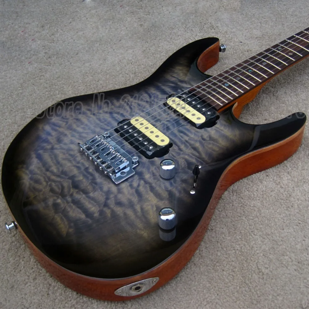 

CHINESE GUITARS 2017 New Arrival Rosewood Fingerboard Whale Burst TOP Electric Guitar Made In China