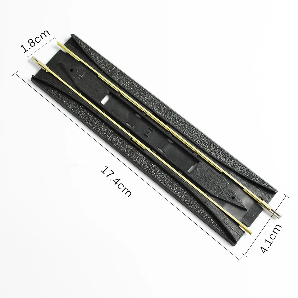 

1:87 HO Scale Plastic and Metal Anti-derailment Automatic Upper Rail Track Model Train Layout