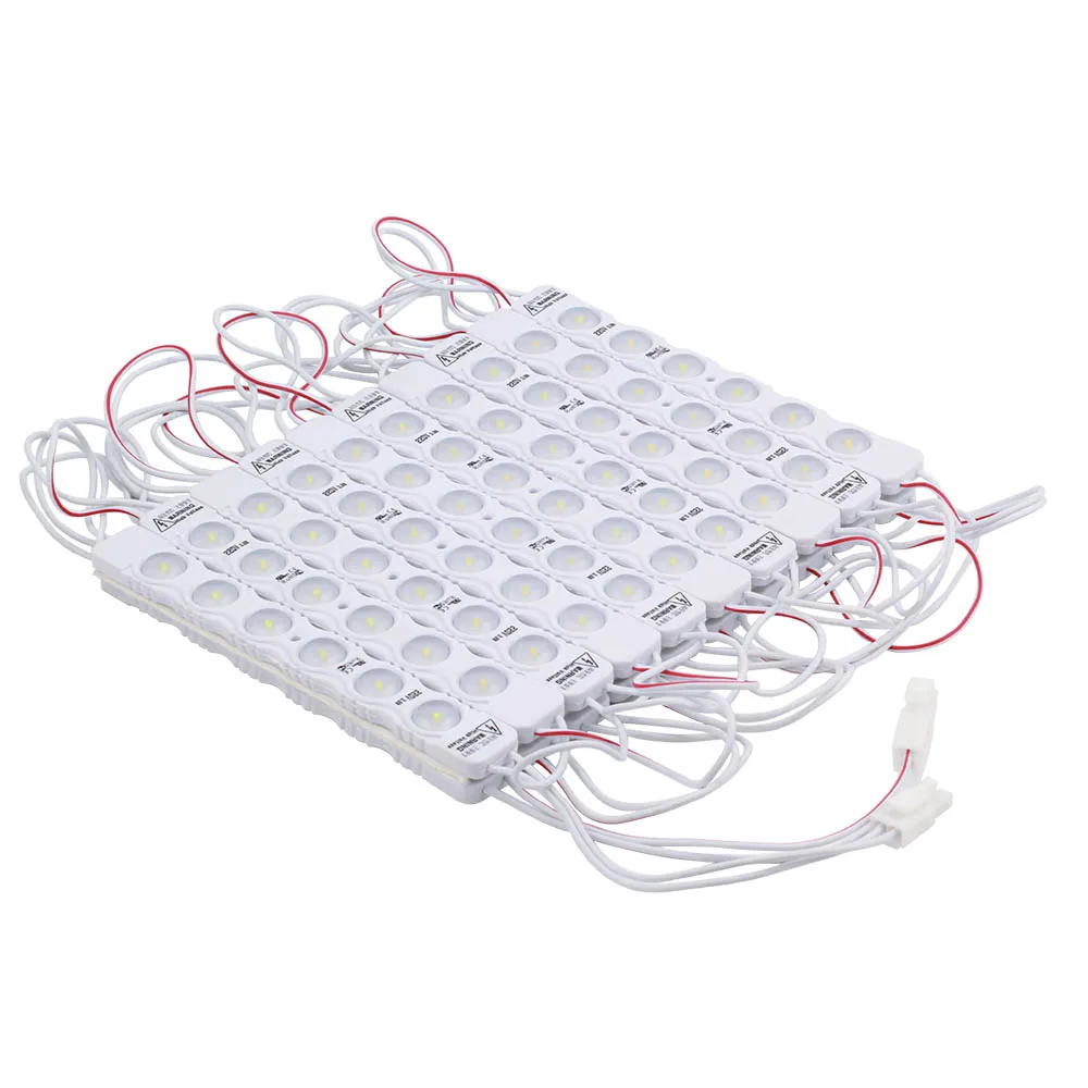 Светодиодный модуль SMD 2835 6 светодиодных линз 220 В IP65 Водонепроницаемый для DIY light