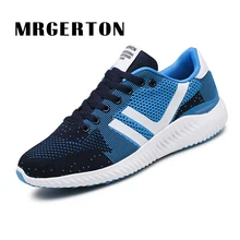 2017 Running Shoes For Men Mesh Breathable Cushioning Footwear Athletic Outdoor Running Sneakers LifeStyle Sports Shoes MR32510