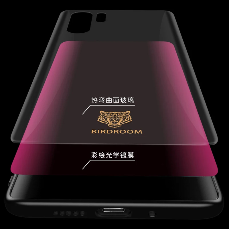 Для huawei p30/P30 Pro изогнутый стеклянный чехол взрывозащищенный мужской закаленное покрытие для huawei p30 p 30 pro противоударный стеклянный чехол