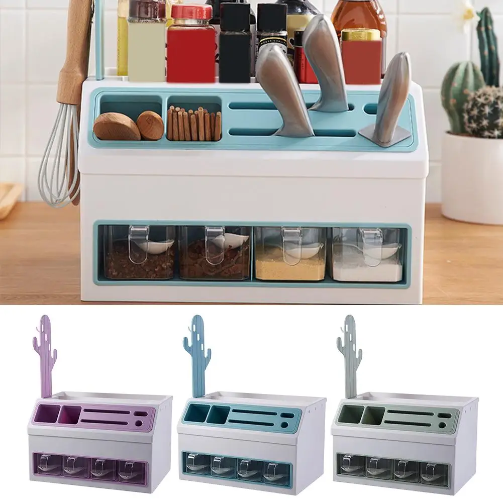 

Multi-function Durable Kitchen Bathroom Countertop Storage Rack Organizer Home Spice Bottle Jars Rack Holder Kitchen Accessories