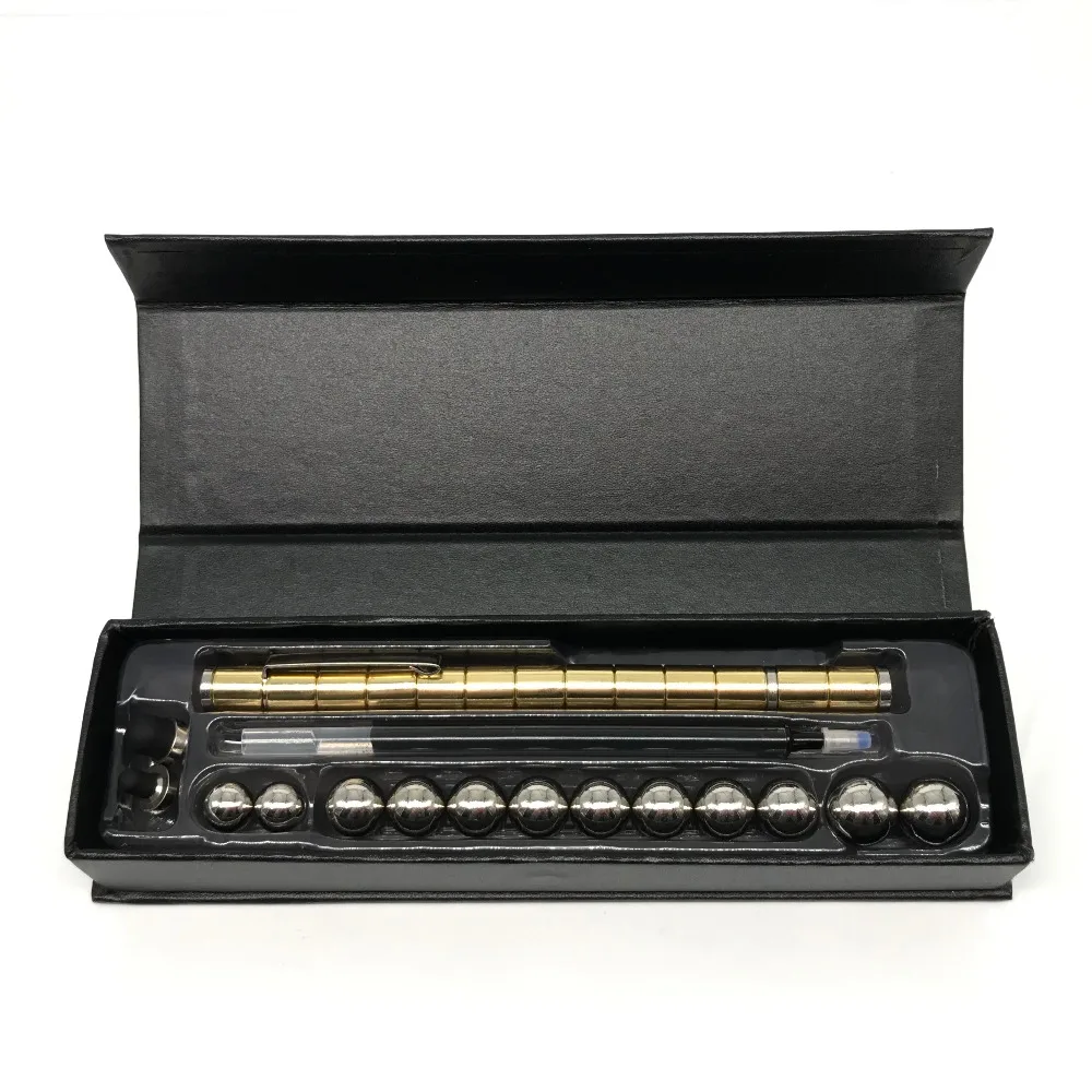

Crective Magnetic Ball Pen Polar style Modular Neodymium Magnetic Pen Stressrelief DIY Desktoys with box