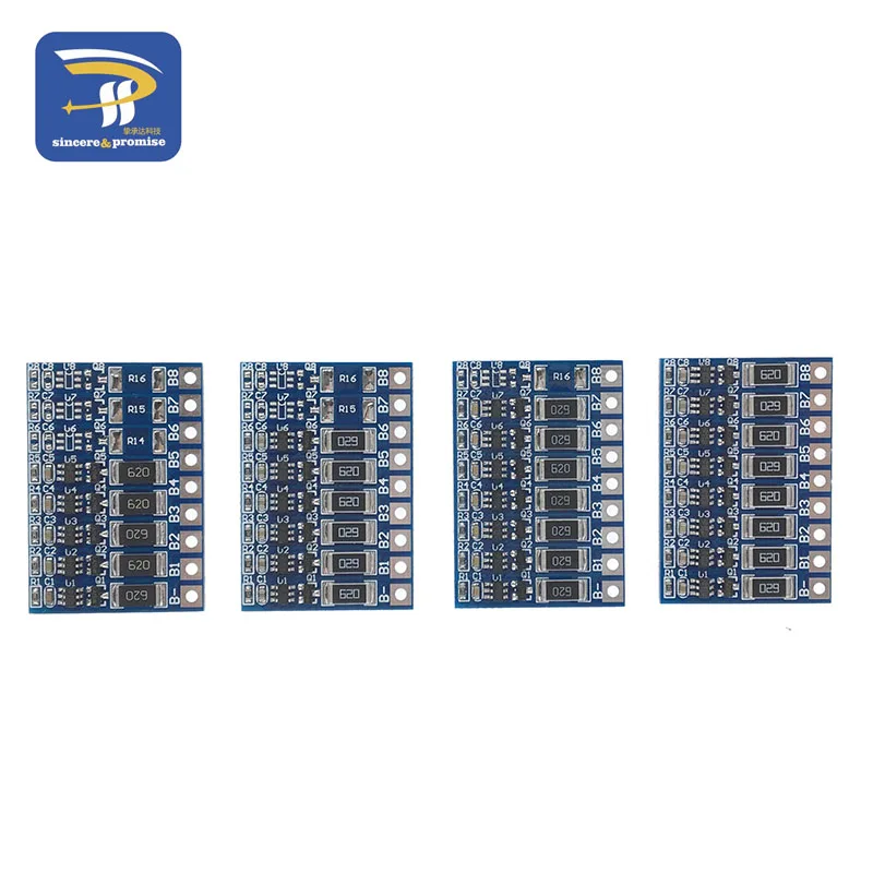 3S 4S 5S 6S 7S 8S 4,2 v функция баланса Защитная плата 66mA литий-ионная Lipo батарея литиевая 18650 батареи сбалансированный модуль