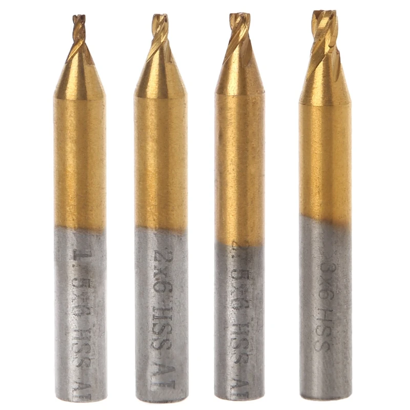 Mill Cutter Drill Bits For Wood Aluminum Steel Titanium Straight Flute