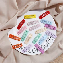 10 шт./компл. яркие квадратные BB зажим площадь челки края клип в форме капли воды, прямая клей BB клип G0418