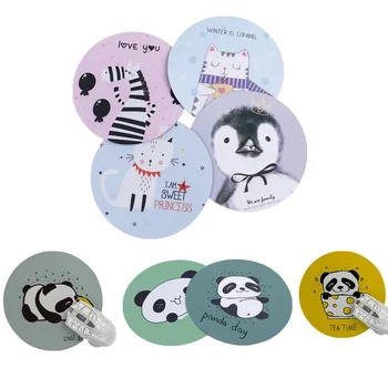 

Ultra Soft Natural Rubber Annimal Series Mice Pad Round Gaming Mouse Pads Cat Dog Horse Panda Design Computer Mouse Padding Mat