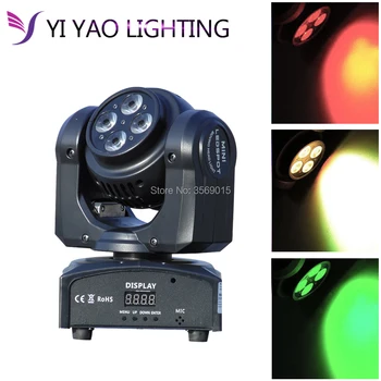 

Double Face LED Moving head light 4x10w 1x10W RGBW 4in1 DMX DJ Moving Beam