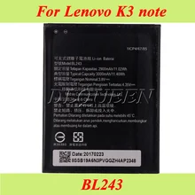 10 шт./партия 3000 мАч BL243 аккумулятор для lenovo Lemon K3 Note K50-T5 A7000 Аккумулятор Bateria Аккумулятор