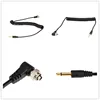 1Pcs 3.5mm to Male PC Flash Sync Cable Screw Lock for Trigger Studio Light Camera Flashes Accessories PC Flash Sync Cable Black ► Photo 1/6