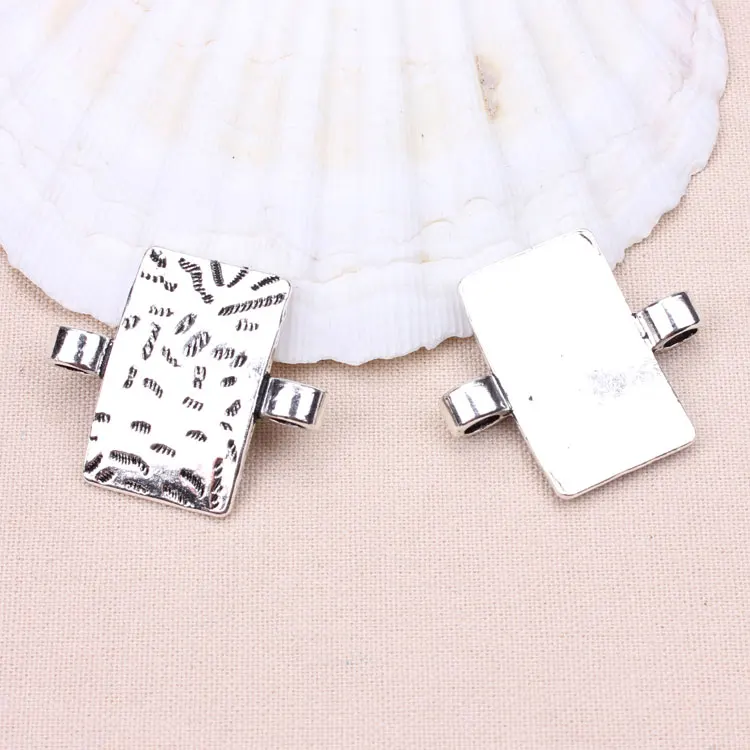 10pcs/lot 36*31mm jewelry connector Antique silver Plated Alloy Pendant