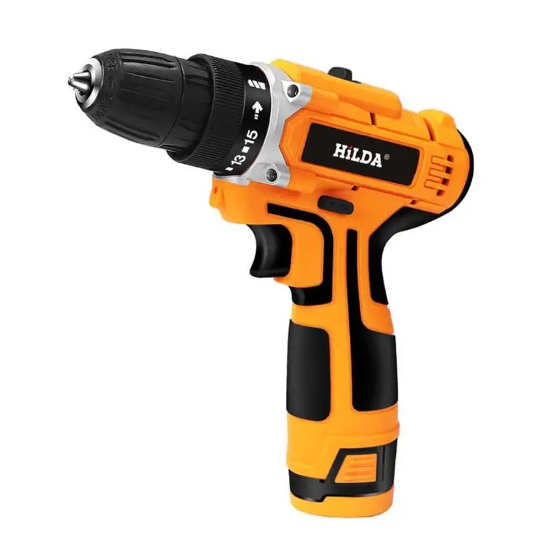 12V Cordless Electric Screwdriver Rechargeable Lithium Battery Strong Torque Drill Mini Hand Cordless Electric Drill Power Tool