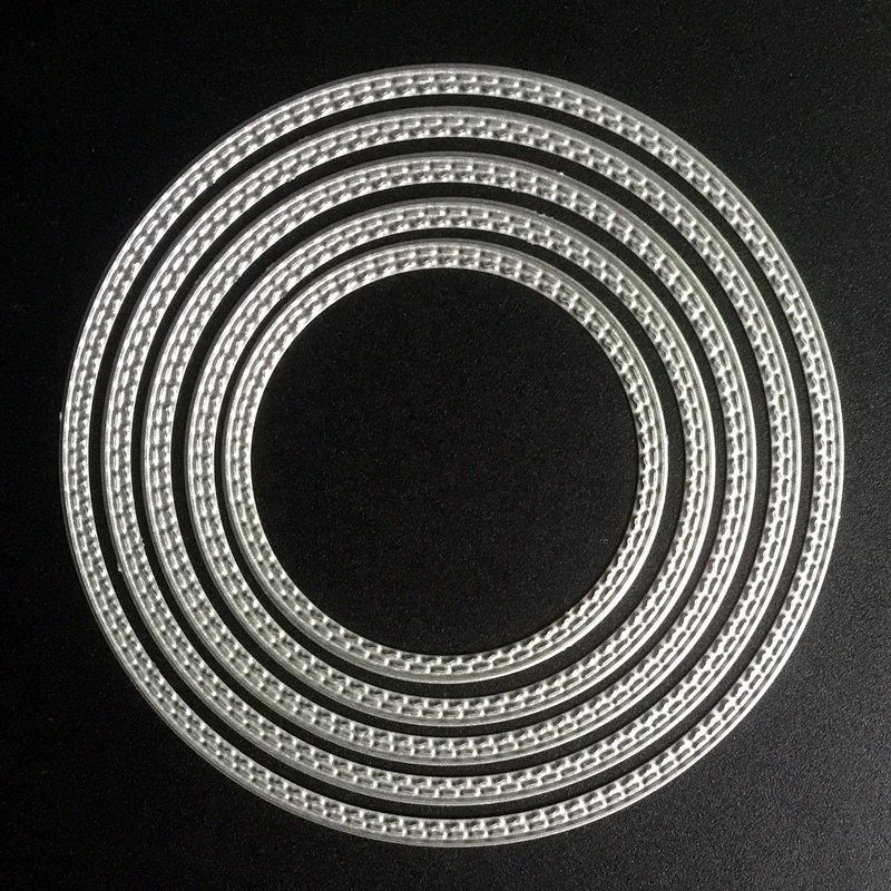 

SCD609 Circle Metal Cutting Dies For Scrapbooking Stencils DIY Album Cards Decoration Embossing Folder Craft Die Cuts Tools New