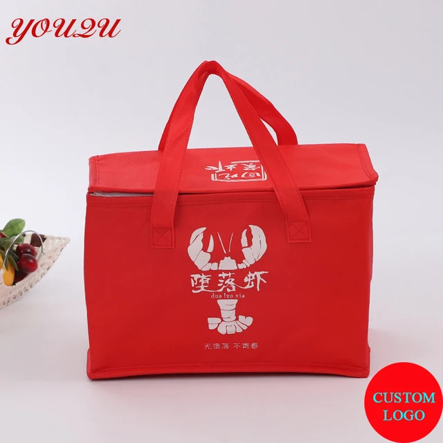 Custom Non Woven Cooler Bag Insulate With Own Logo Sea Shippng Custom Non Woven Cooler Bag Insulate With Own Logo Sea Shippng