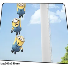Игровой коврик для мыши Minions 300x250 мм большой персонализированный