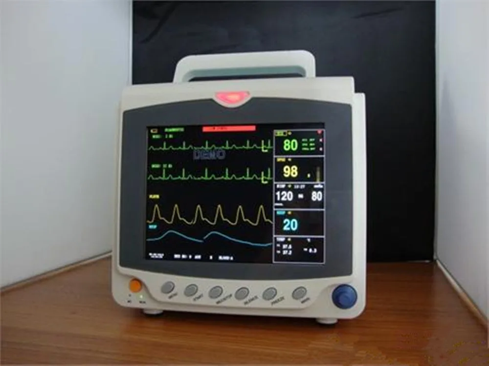 CONTEC CMS6000C ICU жизненные знаки 4 параметра монитор пациента ЭКГ, NIBP, Spo2, PR