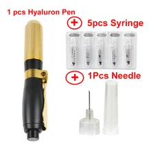 Цена по прейскуранту завода высокое давление черный Глод Гиалуроновая кислота ручка инъекции распыления против морщин гиалурон Мезотерапия пистолет красота
