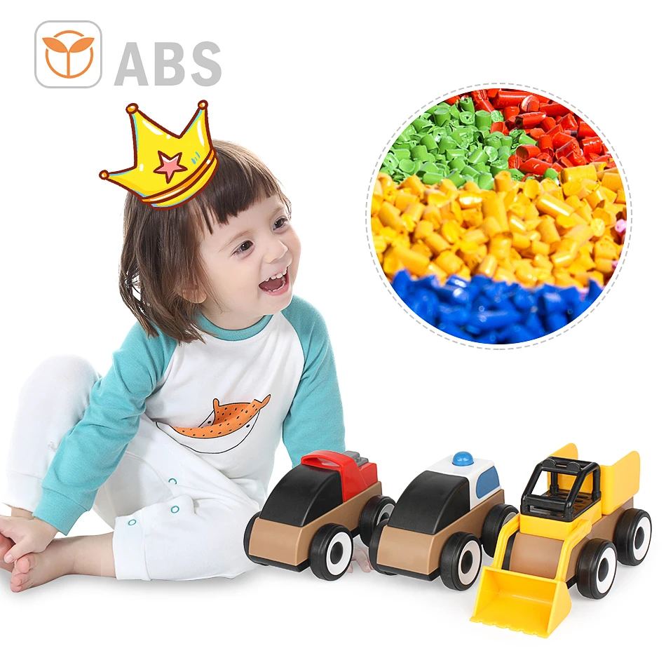 DIY креативные красочные большие размеры инженерные транспортные средства Строительные кирпичи демонтаж Собранный автомобиль обучающая игрушка для детей