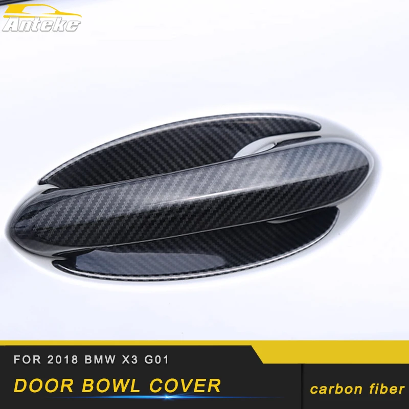 

Car Exterior Door Handles Cover Chrome Door Bowl Trim Frame Sticker Accessories For 2018 BMW X3 G01 X4 G02