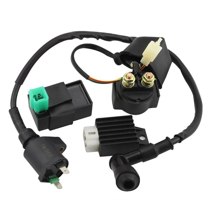 

GOOFIT Ignition Coil CDI Regulator Rectifier Relay Kit for 150 200 250 Cc Chinese ATV