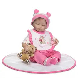 DollMai bebes reborn фальшивка для маленьких девочек куклы для продажи 18 "40 см мягкие силиконовые куклы для новорожденных и малышей для подарок для