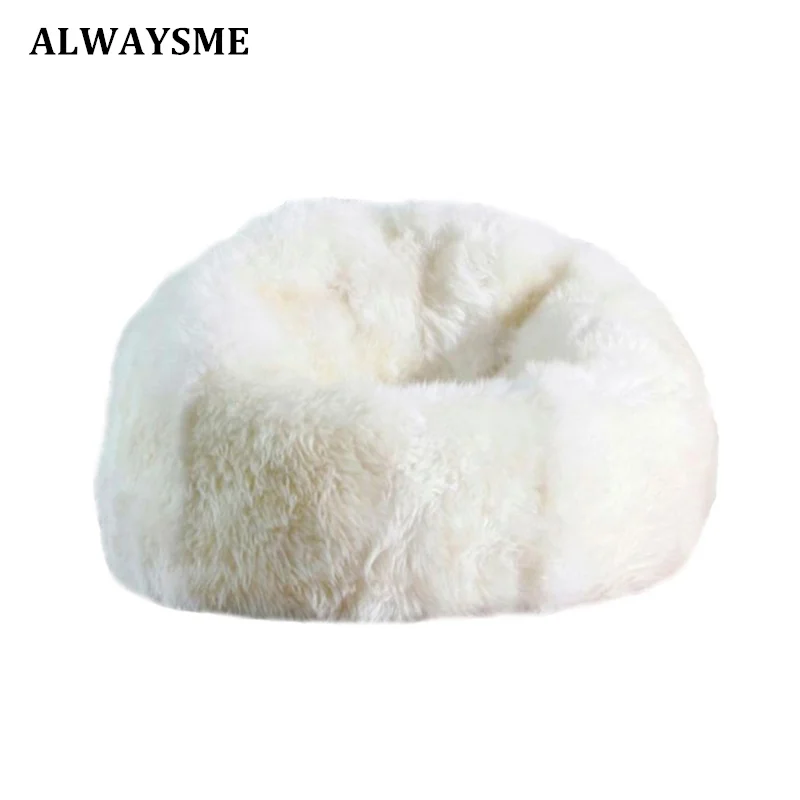 

ALWAYSME Unfilled Bean Bag Chair Filled Lounger Size Sofa Chairs Seat Furniture Without Filling Beanbag Beds Lazy Seat