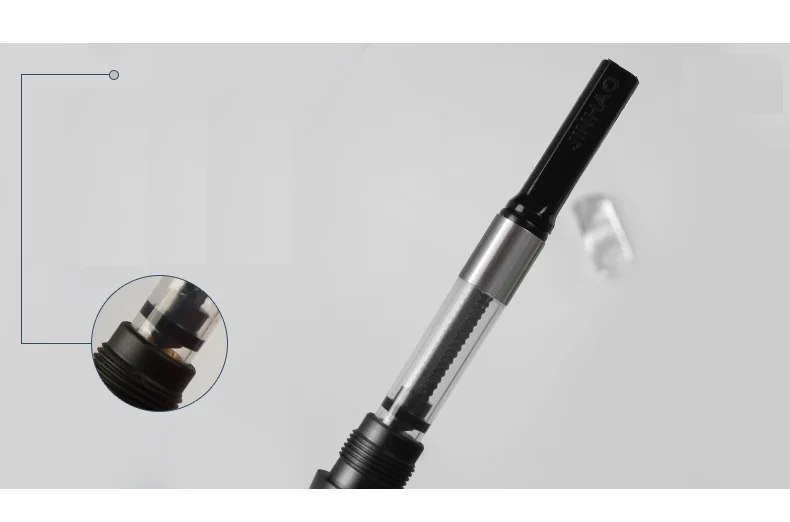 Перьевая ручка Jinhao 0 5 6 шт./лот 992 мм прозрачная каучуковая с изящной головкой