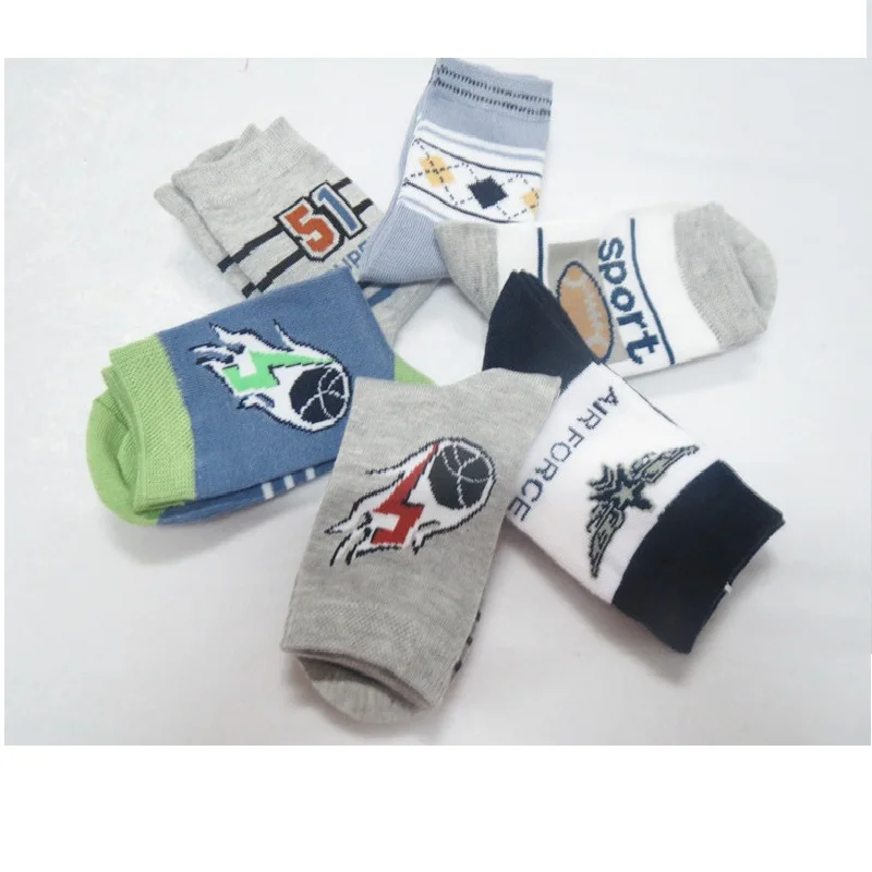 Модные зимние детские толстые теплые хлопковые носки,, детские носки, одноцветные носки для мальчиков и девочек 2-8 лет, 6 пар, унисекс